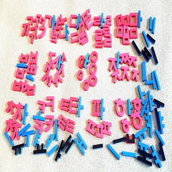 몬테소리 자석한글140자(사은품-16칸정리상자) 유아동한글, 1개, 140개