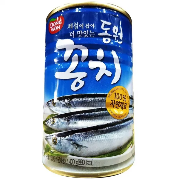 동원f&b 꽁치캔 동원400g X4/꽁치깡통/식당/식자재/업소용/Can 꽁치캔 동원400g X4