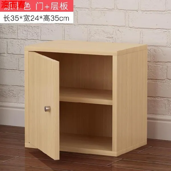 선반 캐비닛 틈새 휴대식 채색각 궤 고저장 인싸템 창문블라인드 레스토랑 사무실, 원목 색깔 안내문 _층판 0. 6메터 이하 와이드