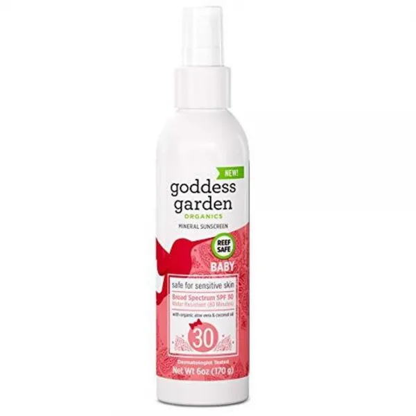 Goddess Garden - 아기 SPF 30 무기물 선 스크린 - 6oz, 1매입