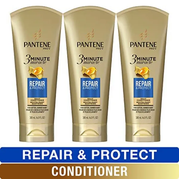 Pantene 팬틴 컨디셔너 프로브 Pro V 수리 및 보호 모발 손상 시 3분 기적 6 Fl Oz 트리플 팩 Prod19 상세 설명 참조0 상세 설명 참조0