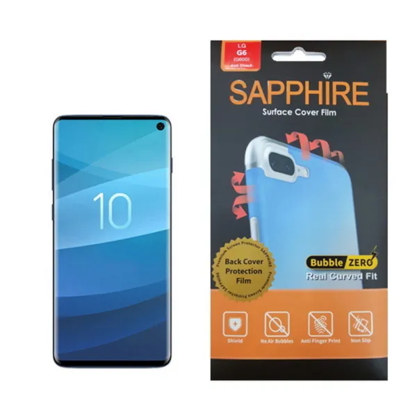  바보사랑 갤럭시s10 사파이어 후면보호필름 Sm G973 선택:후면 뒷면 필름 상세 설명 참조