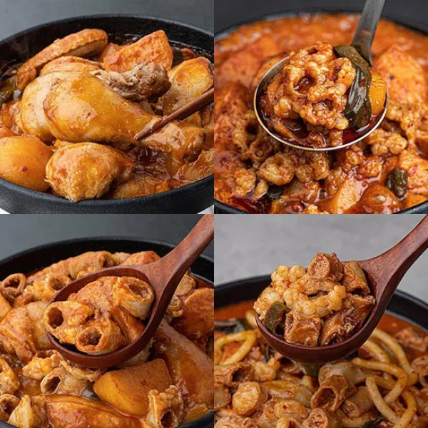  자연맛남 춘천맛집 쌩 매콤한 닭도리탕/곱도리탕/전골 외 01. 매콤한 순살 닭도리탕 밀키트 1 2인분 상세설명 참조