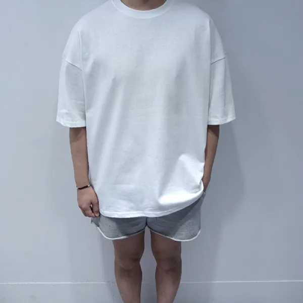 Bt 10수 무지 남자 박스 반팔티