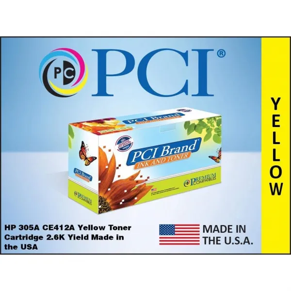 pci 브랜드 재생 토너 카트리지 교체 를 제록스로 복사하다 6r03547 305a ce412a 노란 색 2.6k 수량