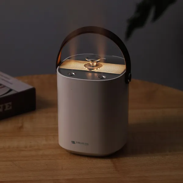 2개라서 빠르다 슈틸루스터 바스켓 듀얼 무선 가습기, 화이트