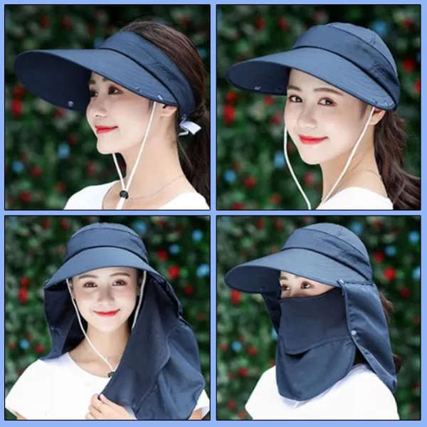 [NATURI] 여자 여행 야외 작업용 땡볕 자외선 차단 가림 모자여성 남성 여자 남자 예쁜 모자 N T : 245A4B+1668