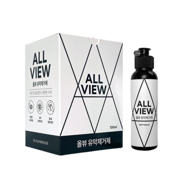[대림기업] 올뷰 유막제거제+유리발수코팅제, 유막제거제