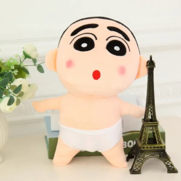 수면 애착 유리토끼인형 짱구 반려견 동물 흰둥이 크레용 Xiaoxin, Xiaoxin 흰 바지 둥근 눈 + 약 20cmcm
