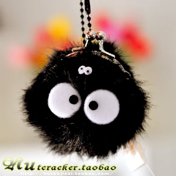 동전지갑 애니메이션 연탄 숯재 숯 귀여운 스틸버클 지퍼 동전케이스 반지갑