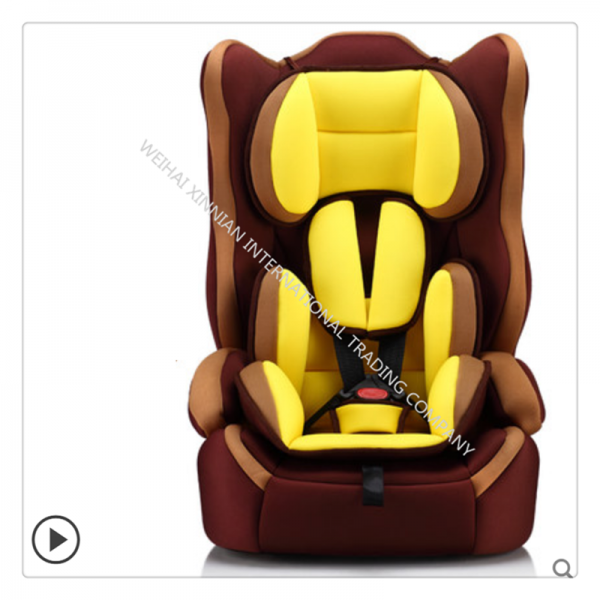 Xn아기 자동차 휴대용 어린이 안전좌석 자동차9개월 12살br2317 옐로우
