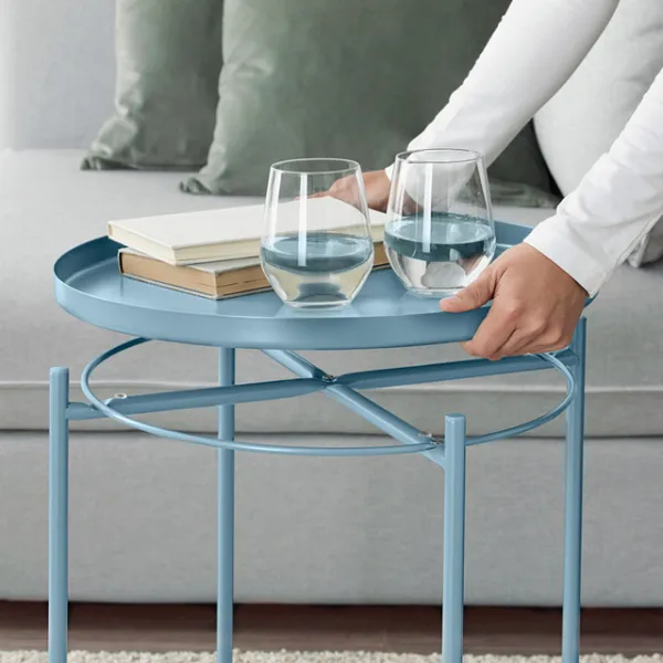 IKEA 이케아 GLADOM 글라돔 트레이 테이블, 블루 904.119.93