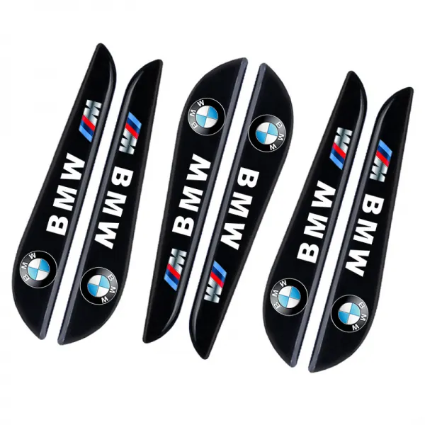 BMW호환 도어 스트라이프 mX1x2x3x4x5x6x7gt 미러 자동차문 옆에 접착 테이프를 붙이다., 블랙 BMW 6개입