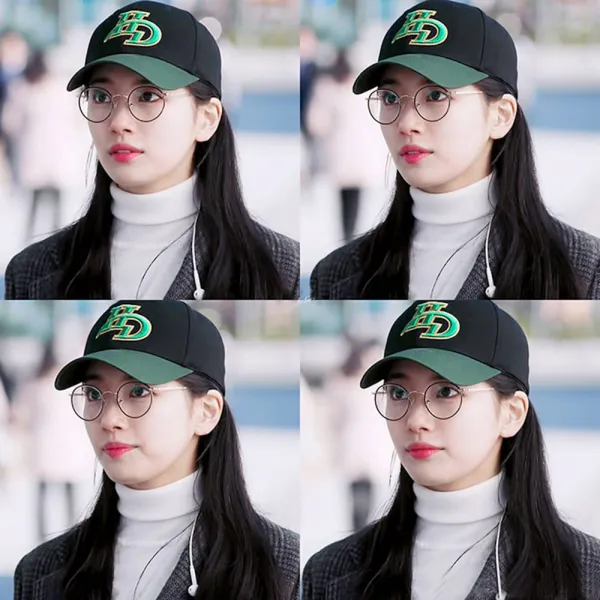 위파인더 봄 배수지 같은 모자 그린 레터링 자수 양멱 같은 커플 캡 모자 도매