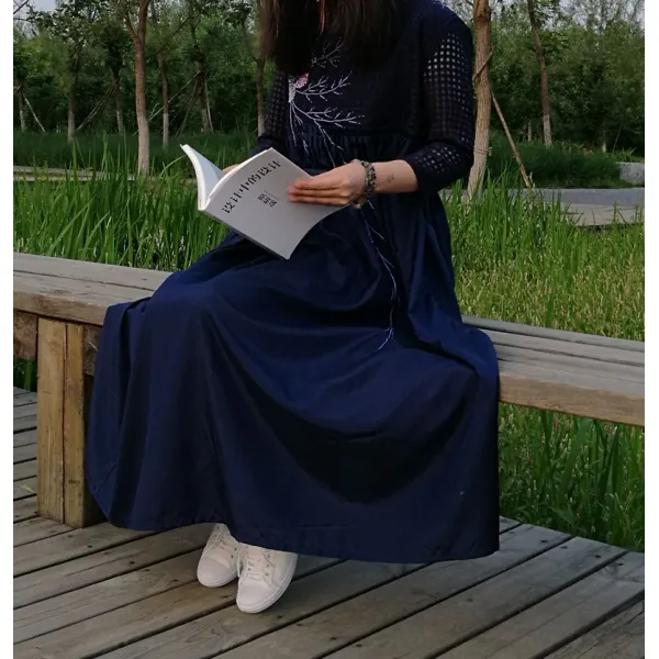 Bear 패치워크 원피스 짜집기 의상 여자 누더기 패션 Gc 000080635