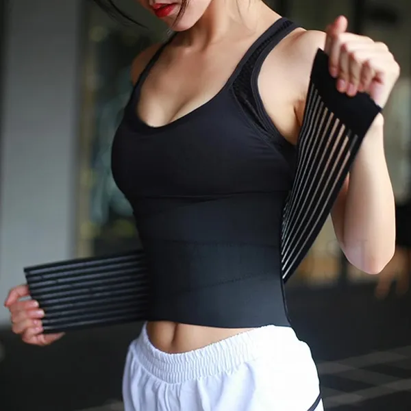 kirahosi 개미허리 몸배보정 허리 다이어트 보정 복대 111호+덧신증정 Hfg4f0a, 블랙 S/M