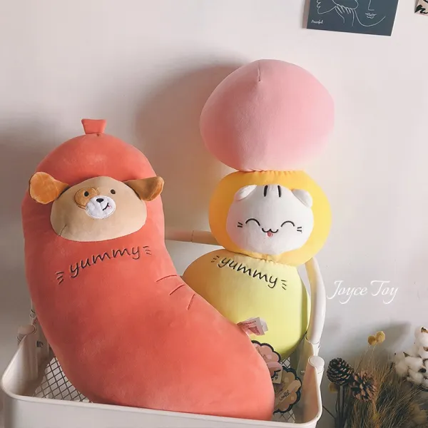 스토리마켓 큐트 스위트 염낭 알 음식 허그 닭다리 등받이 베개 소시지 여성 부드러운 생일 선물 여학생 사이즈 자세한 내용은 보고 있다 페이 삼겹살 돼지 고기
