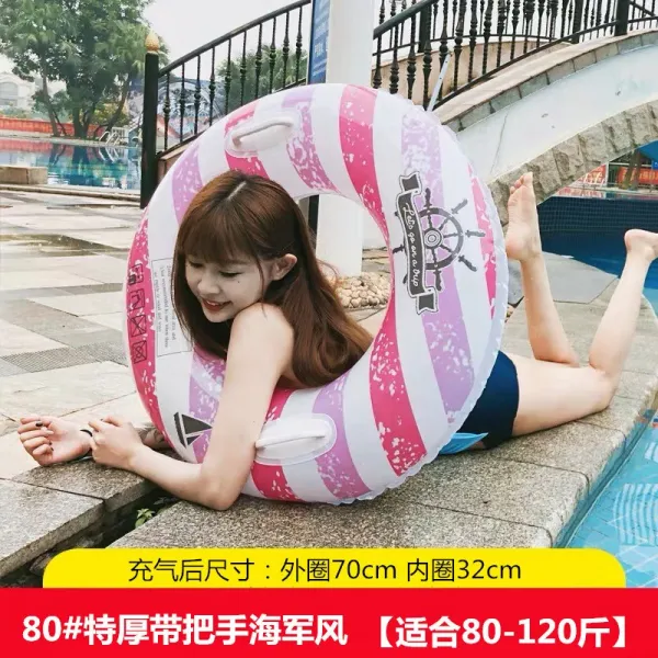 튜브 홍학새 공기충전 셀럽 구명 성인 두꺼운 남녀 빅사이즈 전문, T07-팔레핑크