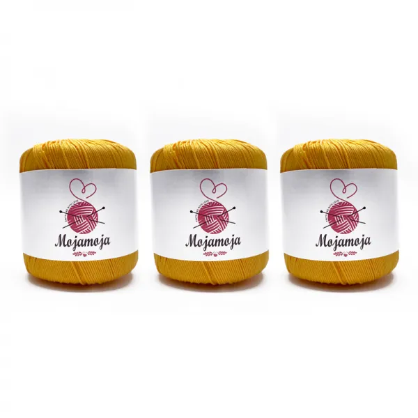 MOJAMOJA 색채가 풍부하다 뜨개실 3PC, 10