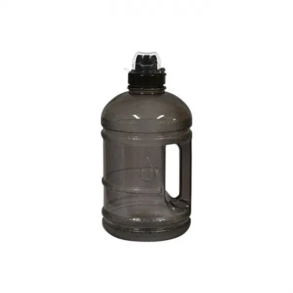 12 Gallon 64 oz BPA Free Plastic 물통 w 48mm Twist Cap, Black, One Size