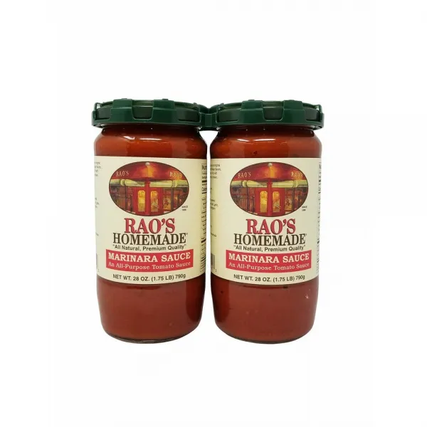 라오스 Rao's Homemade Marinara Tomato Sauce 홈메이드 네츄럴 마리나라 토마토 소스 790g 2팩, 1세트