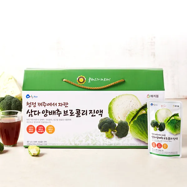[해지원] 삼다 양배추 브로콜리 진액 100ml 120팩, 상세설명 참조, 없음
