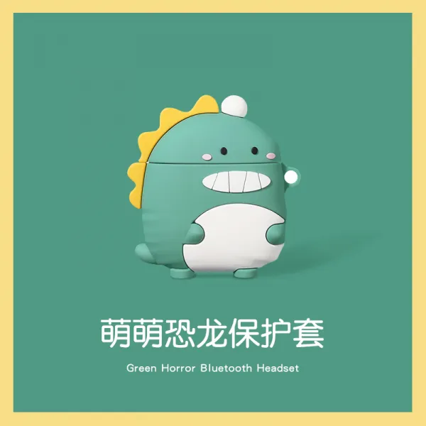 주식회사크레피 실리콘케이스 화웨이 FREEBUDS3 보호케이스 블루투스이어폰 FREEBUDS2PRO 부드러운케이스 충격흡수, 화웨이 freebuds 3-큐티 맹공