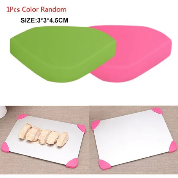 해외직구 1Pcs 급제동 블록 알루미늄 타잉 플레이트 마법 주방 및 식품 매트의 열절삭 보드, 1 Pcs