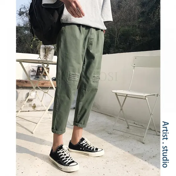 Kirahosi 남성 스판 빅사이즈 카고 밴딩 조거 팬츠 바지 해외배송 79호 Ah6luaq