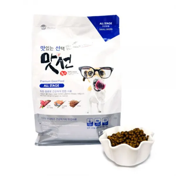 [2개묶음 할인]맛선 소프트사료 1.2kg (작은알갱이-전연령) JWB-18363 강아지간식 강아지큐브간식