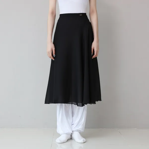 Kd207 검정 7부 한국무용 도비 풀치마