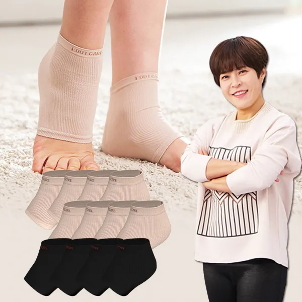[TV홈쇼핑정품 인포벨]내몸애척척 조혜련 힐링 풋패드 발각질 풋케어 양말 6종 12종, 6종(3세트)