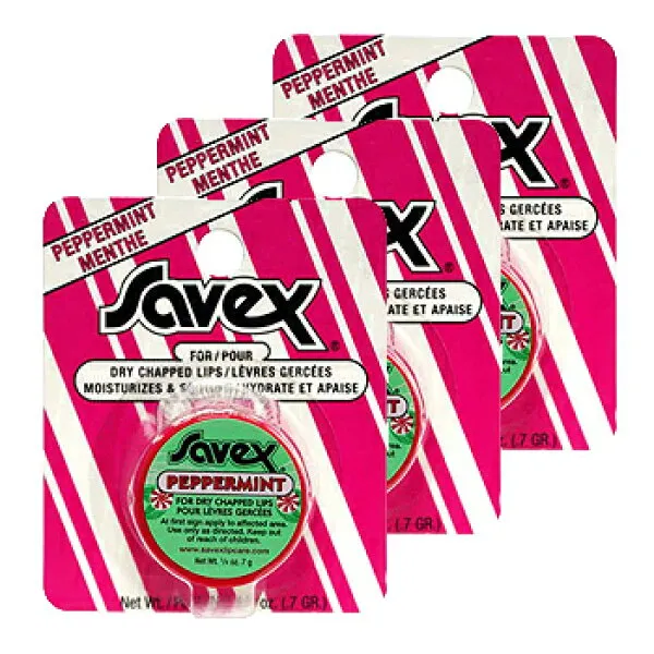 무료 배 송 비 savex 립스틱 타 입 7g × 3 종 세트 민 트 3 종 세트 립스틱 savex, 1개