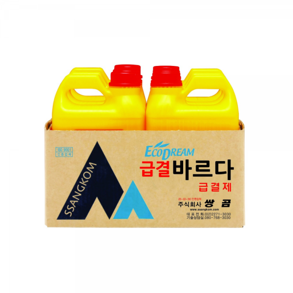 쌍곰 급결바르다 경화단축 급결제 액체형 방수제 방수액 12L (2L x 6EA), 1개