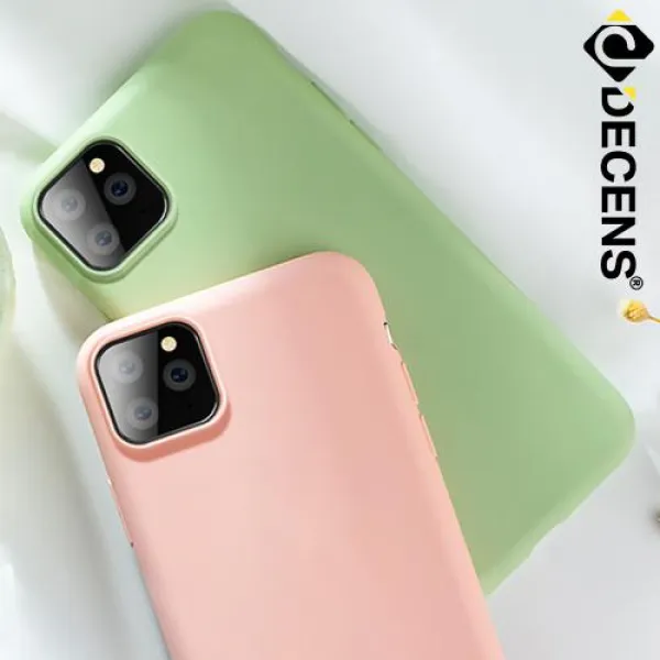 [바보사랑]데켄스 아이폰8플러스케이스 심플 파스텔 슬림 케이스 M679, 1개, 아이폰8플러스/M679-워터멜론레드