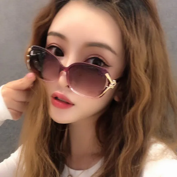 2019년 트렌드 여름 휴가철 여행 선글라스 선글라스 우먼스 패션 2019 라운드 아이덴티티 선글라스
