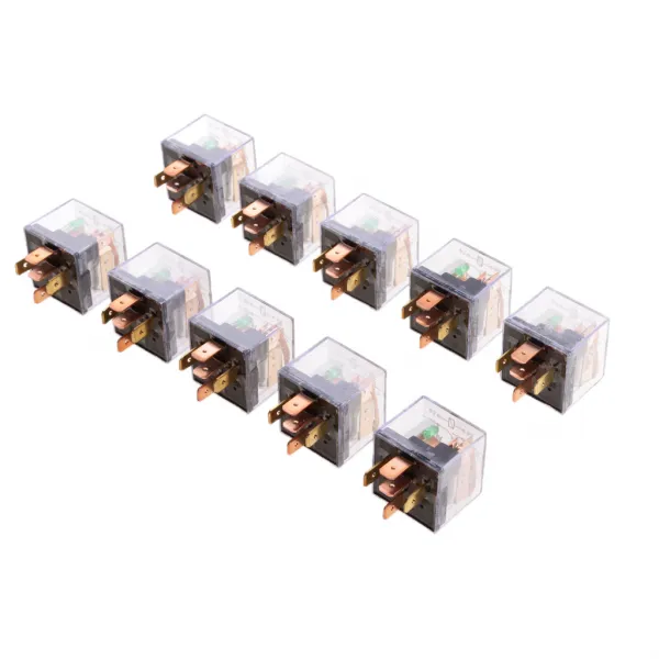 Stk10 조각 자동차 오토바이 보트 12v 80a 5pins Spdt 릴레이 정상적으로 열려있는 연락처