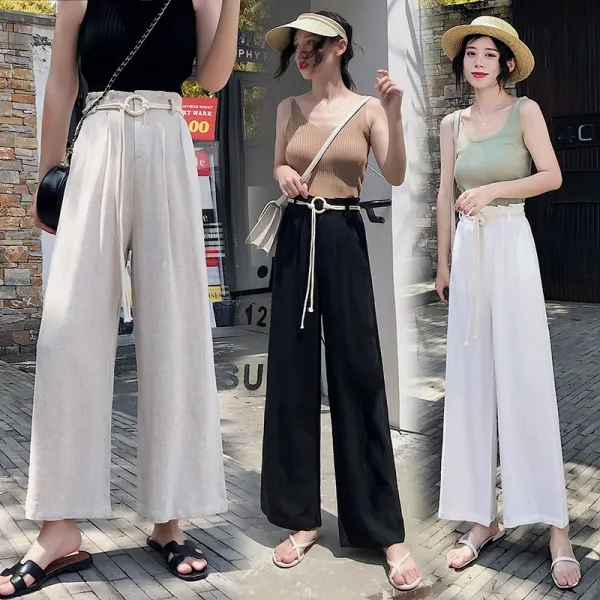 에이프릴래빗 와이드팬츠 린넨9부팬츠cp0506_56