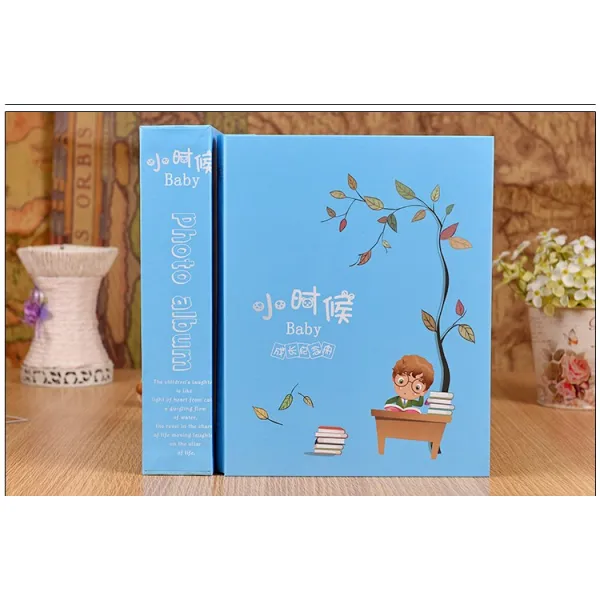 포켓식앨범 페이지삽입 4inch5인치대 6인치대 7inch사진첩 4인치 오촌 400가보 뜰 기념책, T07-대 6inch200장샤오 대기중인 파란색