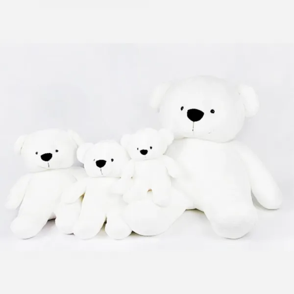 어린이 흰둥이 곰 인형 미니 35cm 베어인형 놀이 완구, 누리베어-미니(35cm)