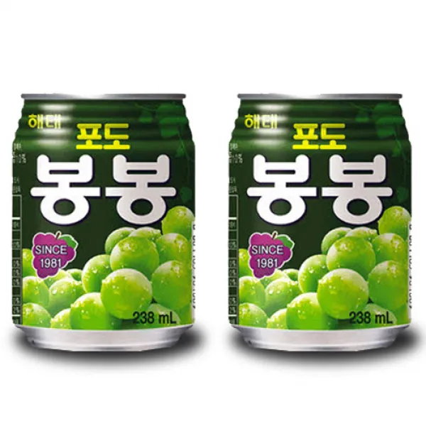 해태음료 해태 포도봉봉 238ml, 36개, 238ml