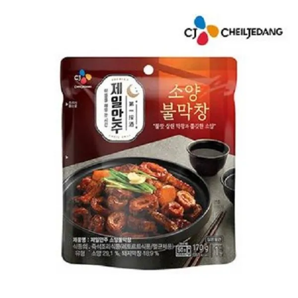 씨제이제일제당 제일안주 소양불막창 170g X1개 선택/제일안주 소양불막창 170g X1개