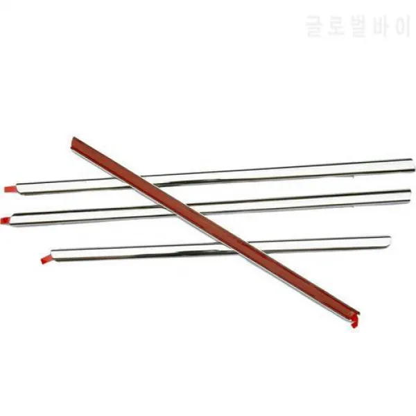 뜨거운 4Pcs 아 BS 크롬 창은 지프 애국자를 위해 조형 창을 자른다 2011 2