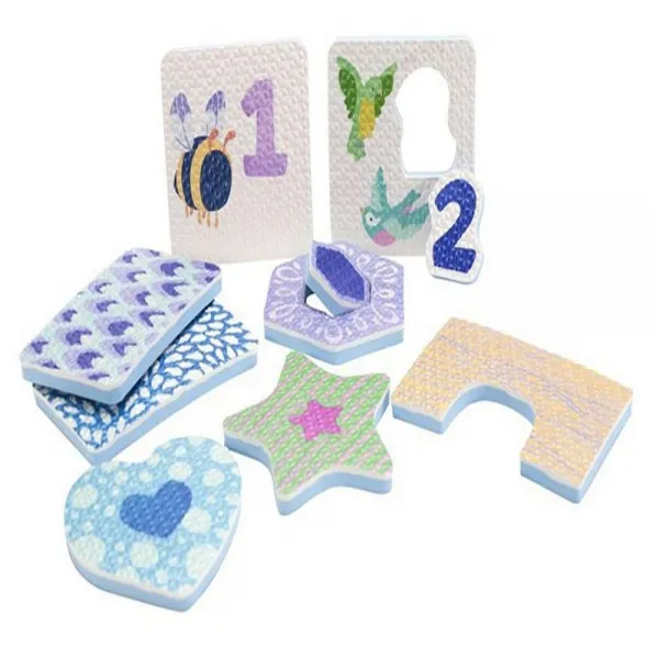 코코유통 러닝리소스 Bb 목욕 숫자 퍼즐 스티커 학습카드