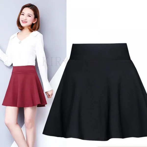 kirahosi 플리츠스커트 여름 여자 반신 치마바지 팬츠 스커트 체크 19호 CKlj9su