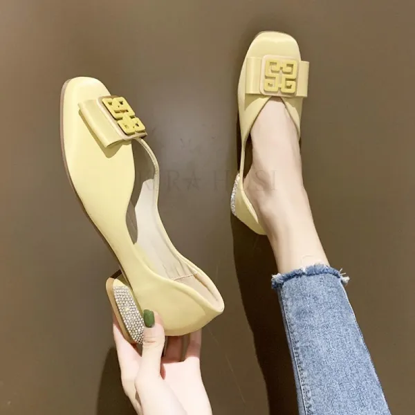 kirahosi 클래시 여성 플랫슈즈 여름 패션 단화 여성로퍼 구두 66 GS 7+ 덧신 증정 CN35nvvj