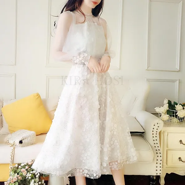 kirahosi 여름 섹시여자 슬림핏 레이스 원피스 272호 + 스마트스트랩 증정 Tclm05