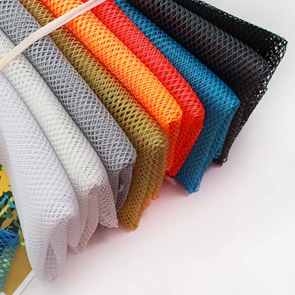 [원단쟁이] 빳빳하고 힘 있는 그물 망사 원단 9종 E22, 화이트