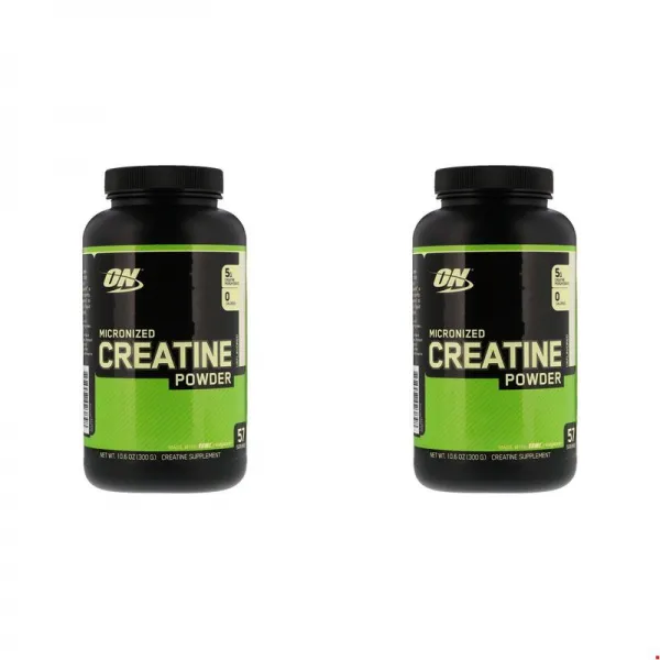 옵티멀 뉴트리션 크리에틴 파우더 미분화 됨 무향 5 000 mg 10.5 oz (300 g), 2개묶음, 1