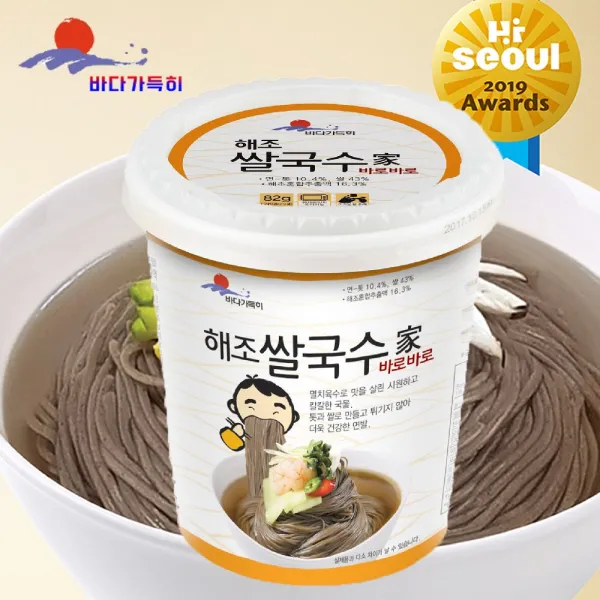 바다가득히 [해조쌀국수------>멸치맛톳쌀국수]튀기지않은 깔끔한건면, 24개